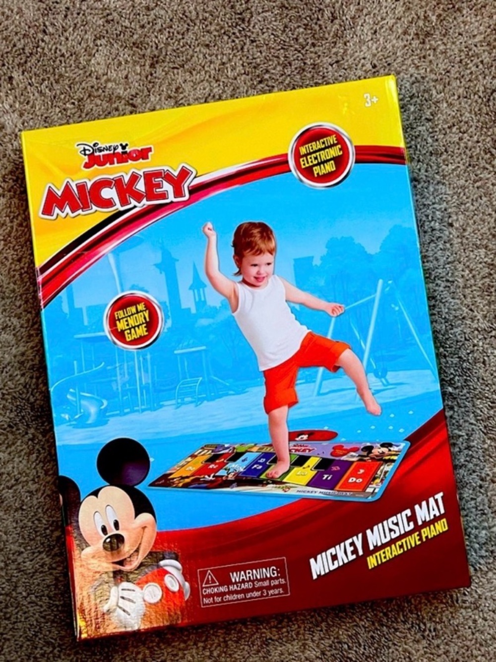 Disney Junior Mickey Music Mat Interactive Piano Age 3+